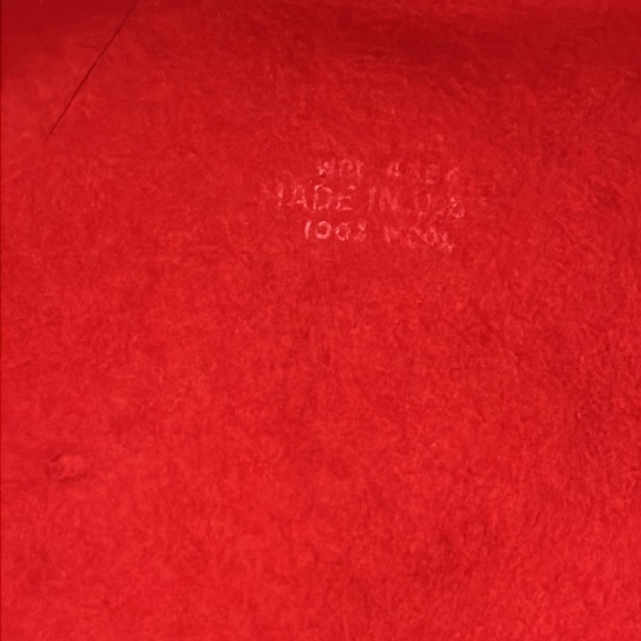 Vintage red wool hat - Picture 9 of 13